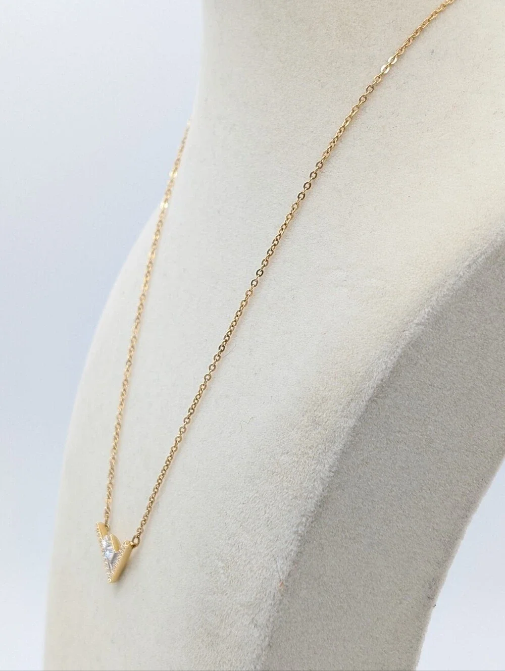 Swarovski V Shaped Pendant Necklace